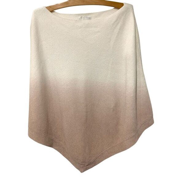 Barefoot Dreams | Poncho PInk Ombre CozyChic Ultra Lite- Plus One Size - Picture 1 of 9